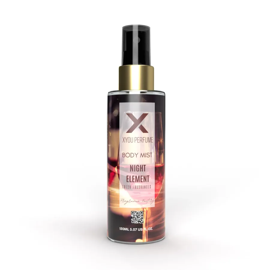 Night Element 150ml Women and Men Body Mist X You Perfume